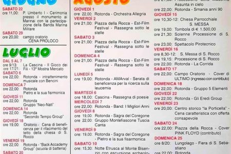 Programma Estivo 2024 Capodimonte