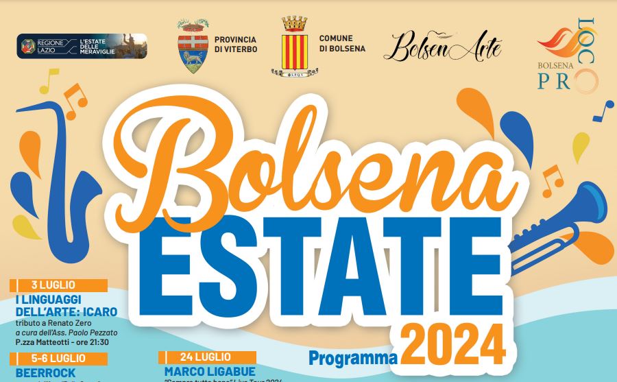 Programma estivo 2024 Bolsena